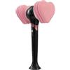 Niceyoeuk Light Stick Concert Glow Lamp Official Hammer Light Stick Fans Gift Hiphop Stick Fun Heart Luminous Lamp (Rosa, Unico)