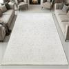 Teppich-Traum Tappeto color crema, facile da pulire, ornamento vintage, 140 x 200 cm