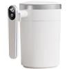 Generico Тazza Auto Miscelazione 400ml Bicchiere Mix Automatico | Тazza Elettrica Agitazione | Acciaio Inōx Design Ricarica USB Display Temperatura LCD | Mixer Bevande Portatile