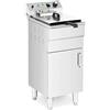 Royal Catering Friggitrice Elettrica Con Mobiletto Friggitrice Singola 400 V (500 W, 16 l, 50-190 °C)