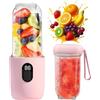 Hojalis Frullatore Portatile, 500ml Mini Frullatore Portatile con Display Digitale, Usb Ricaricabile Juicer Cup Con 16 Lame Ultra Affilate per Smoothie, Frullati, Protein Shake e Succhi di Frutta