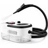 Generico Pulitore a Vapore Portatile 2500W ad Alta Pressione per Divani - 6 Velocità, Serbatoio 1200 ml, 3 Testine Incluse, Ideale per Casa, Finestre, Auto e Tessuti