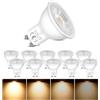 Akynite Faretto GU10 LED Dimmerabile Luce Calda 2700K 460LM, 60 Gradi, AC 220-240V, 50mm 5W LED Equivalente a GU10 40-50W Alogena, Faretti LED Calda per Cucina Armadio, 10 Pezzi