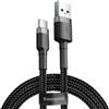 Baseus Cavo Baseus USB-A a USB-C, 0,5m, grigio scuro [CATKLF-AG1]