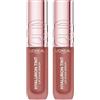 L'Oreal Paris L'Oréal Paris Tinta Labbra in Siero Hyaluron Tint Idratante Rimpolpante Tonalità 485 Nude Espresso Colore Pieno a Lunga Tenuta Versatile Copertura Modulabile con Acido Ialuronico - 2 Tinte Labbra