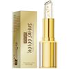 TAHJOS 1 Pezzi Rossetto Ph Reagente,Rossetto Cambia Colore Ph, Burrocacao Trasparente, Cura Delle Labbra, Color Changing Lipstick, Temperature Lip Balm(Oro,A)