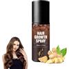 HOVKRE spray per la crescita dei capelli con biotina e caffeina, per rafforzare le radici e ridurre la caduta dei capelli; spray nutriente e rinforzante, adatto sia per uomini che per donne