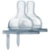 Pura, Tettarelle in silicone, 2 pz., Bianco (farblos), flusso medio