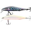 lskdnrufh Affondamento Minnow Esche rigide Scala laser Ganci alti Spostamento del peso Crankbait Esche da pesca for Walleye Persico(Silver+Yellow,10g2pcs)