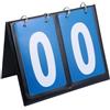 DOITOOL Tabellone Numeri Facili da Leggere e Segnapunti Manuale a 2 Cifre in PVC Rosso Funzionamento Fluido per Basket per attività Sportive e Competizioni