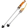 SkyjOy Sgancio Rapido MTB Spiedini for mozzo Ruota Bici Bicicletta Anteriore Posteriore Sgancio rapido MTB Road Clip Leva ASSE 145/185mm 90g(Orange)