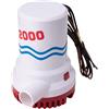 Vjsujehgy 1 Pompa di Sentina da 12 V 2000 GPH, Pompa Sommergibile Marina, Pompa di Drenaggio per Barche e Yacht, Pompa Sommergibile CC