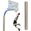 Generic Imbottitura per pali da basket, copertura rotonda per pali in metallo, protezione per imbottitura in schiuma per pali da garage
