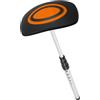 KIXZSAZ Supporto telescopico per Mazze da Golf da Viaggio con Lunghezza Regolabile, Asta di Supporto per Borsa da Viaggio per Appassionati di Golf in, Barra, Arancione Argento, 20x13.5 cm