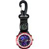 Generic Orologio a - Orologi a moschettone | Orologio da portatile, alpinismo con sveglia, per campeggio, escursionismo, backpacking, sport, alpinismo, avventure uomo donna