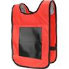 Dilwe Dodgeball Target Game Stickness Gilet per gioco di lancio all'aperto durevole con palline per sviluppare abilità motorie, blu per bambini piccoli (rosso)
