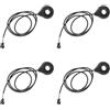 Vjsujehgy 4X Sensore di Pedalata Assistita per Bici Elettrica 12 PAS per Bici Elettriche Sensore di velocità Hall Assistant Accessori per Scooter Elettrici