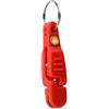 MUXZSIZ Clip di rilascio del downrigger a tensione regolabile che migliora le prestazioni di pesca a traina con clip di rilascio scatto ad resistenza alla, Rosso, 4.8 x 1.1 cm