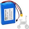 SSCYHT Batteria al Litio da 36V 6Ah 6000mAh Batteria Sostitutiva per monopattini e Biciclette elettriche, con connettori XT60 e SM