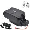HJGHY 36v,8Ah, Batteria al Litio per Bici elettrica da 36 V 48 V 8 Ah 10 Ah 12 Ah 15 Ah 18 Ah 20 Ah, Batteria per reggisella a Forma di Rana da 36 Volt 48 Volt con Caricabatterie.