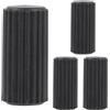 Vaguelly Accessori per Freno Sedia a 4 in Plastica Nera Vite di Fissaggio Antiscivolo Resistente a Pressione e Urti