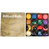 WAHEWUD 16 palline da biliardo in resina, 2,25, 5,72 cm, palline da biliardo per la pratica dei tornei, include una palla di coda, numerazione chiara, alta resistenza al