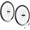 QHYRZE Set Di Ruote For Bici Da Corsa 700C Cerchio Freno A Disco QR 36T Ratchet Mozzo 9 * 100/10 * 135mm 24H Ruota For Bicicletta A 7-12 V(Black,41mm)