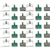 POAYUEWR Pastiglie Freno a Disco Hydarulic per Bici Adatte per Shimano M375 M445 M446 Deore MT200 SLX M6100 Disco pastiglie Freno Bici(Ceramic 2Pairs)