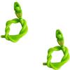 EffiFish Tubo di silicone Peep Sight per, 30 cm corda di gomma elastica con foro, arco stringa allineatore per precisione, nero (rosso 1PC)