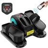 E-Shine Leisure Ellittica sotto la scrivania, esercitatore per gambe per anziani, ellittica compatta seduta con telecomando, display LCD, Allenatori ellittici elettrici per la casa, colore