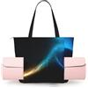 EdWal Borsa da palestra da donna con stampa geometrica astratta borsa da yoga borsa tote bag con zip borsa sportiva borsone borsa shopping bag borsa da viaggio