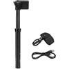 Vjsujehgy Telescopica Wireless per Bicicletta, Elettrica Intelligente, Automatica con Escursione 34.9.