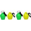 Vjsujehgy Supporto per Regolatore Antipolvere per Boccaglio per Immersioni Subacquee 4PCS con Clip Stage Protective Safty Accessories