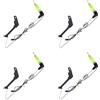 Vjsujehgy 4X Morsa di Pesca Carpa Allarme Gancio Swinger LED Indicatore Illuminato Strumenti di Pesce Durevole Accessori Strumento di Pesca 2