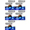 Vjsujehgy Luce Marina del Pontone Subacqueo Blu della Barca dello Scolo della Barca di 10PZ 42LED
