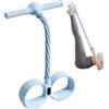 Generic Fascia di resistenza per pedale, attrezzatura per esercizi a 6 tubi, fascia di resistenza per pedali con manico, per yoga, pilates, stretching, dimagrante, allenamento, casa, palestra, ufficio