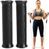 ZRUEWOT Impugnature per bande di resistenza, coppia ABS/TPR antiscivolo, accessori per allenamento home gym e potenziamento