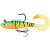 Zpengtai Esche Da Pesca Ami da testa, esche morbide, 6 cm, 4 g, artificiali pesca con coda, swimbait for spigole, lucci e pesciolini(D)