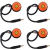 Vjsujehgy 4X Scuba Diving Diver Regulator Diving Snorkel Tube Attrezzatura per Lo Snorkeling Riduttore di Pressione 2Nd Dive Diving Regulator-Arancione