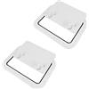 SUVIA 2X Portello di 425-315 mm Accesso ABS/Portello di Copertura per Manopola di Rimozione Antiscivolo RV Marine Accessori per Barche Antinvecchiamento Marino