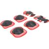 Fauitay Set di attrezzature di protezione per bambini, ginocchiere, gomitiere con involucri in plastica regolabili per ciclismo, skateboard, pattinaggio a rotelle