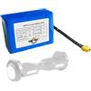 SSCYHT Batteria al Litio da 36 Volt 36V 1.8Ah 2Ah 2.6Ah 3Ah 3.5Ah Batterie di Ricambio per Hoverboard, Auto Senza Pedali e Kit Motore con connettore XT60