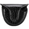 Prosxylate Copri putter in marmo, copriclub protettivo in PU con fodera in peluche per l'allenamento e la conservazione del golf, copricapo nero aderente per putter in stile