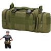 Vervevum Borsone da Uomo, 5 in 1 con Tracolla Regolabile, Borsa a Tracolla Oxford 600D per Escursionismo, Ciclismo, Pesca (Verde Militare), da Uomo