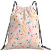 Generic Personalizzato Borsa Sportiva da Palestra Retro Rad 80S 90S Sacchetto Sportivo Fashion Zainetto per Adulto All'Aperto Yoga 36X42Cm