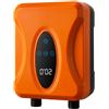 Vjsujehgy Pompa Ad Aria Elettrica con Controllo Touchscreen e Luce LED per Gonfiaggio e Sgonfiaggio di Paddleboard e Kayak Gonfiabili, Colore Arancione