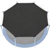 SGZIOO Copertura per Trampolino, Copertura Parasole per Trampolino Ø 305 cm 8 aste, per Trampolini-a-8 Pali, Rete Parasole Resistente ai Raggi UV, Accessorio per Esterno, Giardino e Parco Giochi