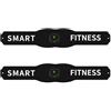 Vjsujehgy 2X Stimolatore Muscolare Trainer Smart Fitness Allenamento Addominale Elettrici per La Perdita di Peso Cintura Dimagrante per Il Corpo Unisex