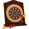 Tri-Coastal Design Tri-Coastal Design Gioco Freccette da Tavolo - DESKTOP DARTBOARD - Bersaglio con Freccette - Gioco da Tavolo in Legno - Adulti, Ragazzi - Idee Regalo