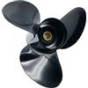 RASON-REX Prop 14x17P della barca dell'elica di alluminio del grado dell'OEM per Suzuki DF50/60/70/90/100/115/140HP con 15 denti della scanalatura, RH
